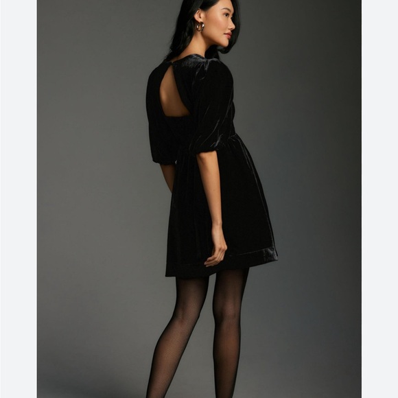 knee length dresses for ladies The Somerset Mini Dress: Velvet Edition main image 1